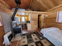 bunkhouse near farm animals