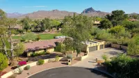 Updated Golf Course Home Mountain Views Heated Pool Sport Court Putting Green
