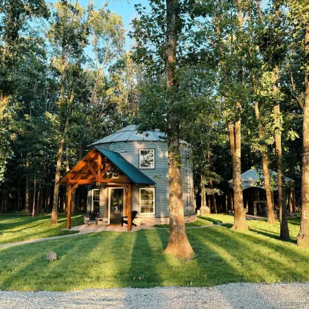 The Grainery is a cozy farm stay, nestled in the Ozark hills