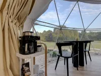 Luxury Glamping Dome “Sol” in countryside with hot/tub near Hot Springs Hotels in Hot Spring County