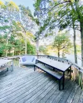 Waterfront House With Dock And Private Beach