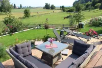 Apartment "Landliebe" with pool and sauna use on a restored 3-sided courtyard