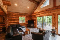 Full Log House Near Golf Course & UTV/Snowmobile Trails