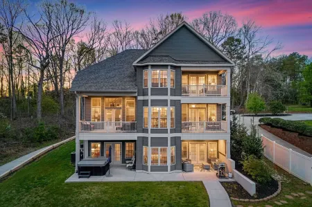 Sleeps 22 Lakefront w Private Dock Pool 2 Houses Lake Living by AvantStay