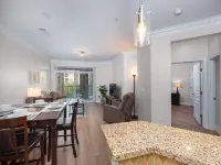 Courtyard Views and Attached Parking - Elegant Urban Sanctuary