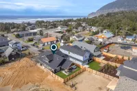 Modern beach beauty with a hot tub, gas firepit, Ping-Pong table & gas fireplace Hotels near Nehalem Welcome sign