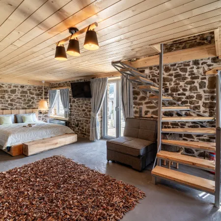 Dandy Villas Karpenisi Complex - Lux Chalets - Inflatable Pool-Hot Tub