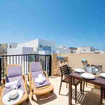 Sea Bliss Penthouse with Two Terraces Enjoying Side Seaviews by Gatewaysmalta Dining/Meeting Rooms