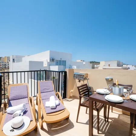 Sea Bliss Penthouse with Two Terraces Enjoying Side Seaviews by Gatewaysmalta