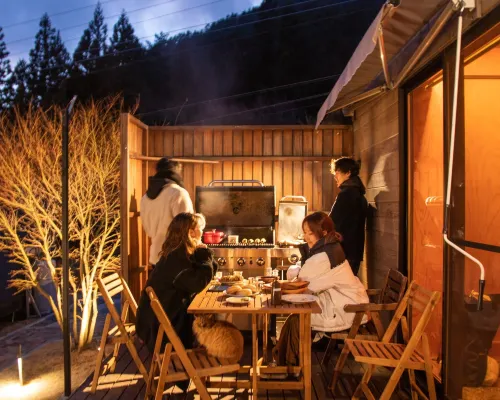 Dot Glamping Fuji Mahlzeiten Photos