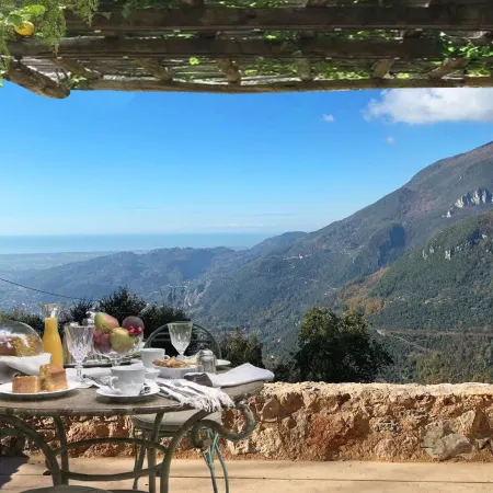Il Podere di Metato Restored Tuscan Farmhouse with Pool with Views of Hills and Sea