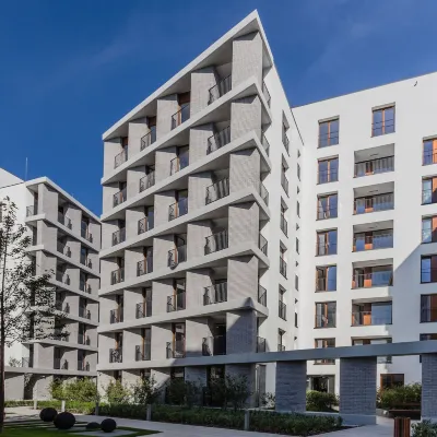 Platinum Residence Mokotów Отели рядом с достопримечательностью «Станция метро Sluzew»