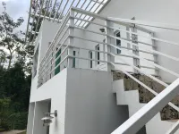 House with amazing architecture with private pool and full A/C.