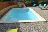 8-Person Villa with Private Pool at the Foot of Mont Ventoux - piscine
