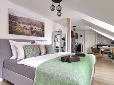 Fynbos Studio DG in the old town, view of Frauenkirchen, parking lot Các khách sạn gần Cölln