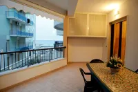 Beachfront apartment in Residence Rosa Virginia Pool