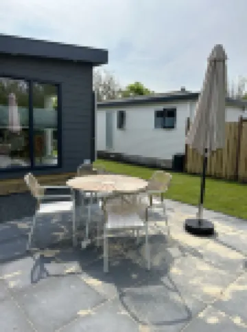 Nice and new cozy furnished chalet for 4 people, 800 meters from the beach.