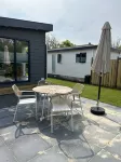 Nice and new cozy furnished chalet for 4 people, 800 meters from the beach.