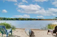 파이어 피트와 카약 있음, 호숫가 오리온 타운쉽 홈!