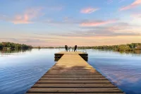 Sunset Point | Kahshe Lake -Private Oasis w/ Full Size Tennis Court & Waterslide