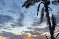 White villa with sea view