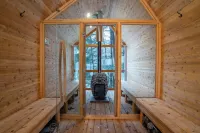 P'tit Plateau|Valley Bras du Nord|Vu|Sauna|River|Fire Place|EV Charger|Bike|SUP Hotels in Portneuf