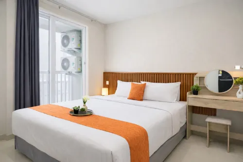Tranquil 1BR at Royal Sentul Park Apartment By Travelio