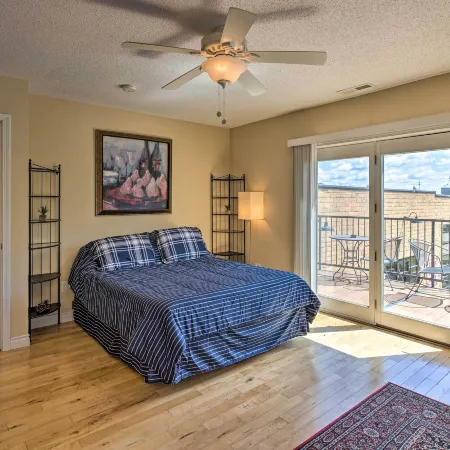 Downtown Yankton Apartment w/ Patio & River View!