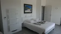 10mn beach, Standing Villa, top sea view, fiber internet, heated pool, jacuzzi - balcón