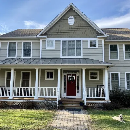 Large Lux Waterfront Home on 9 Acres with Sandy Beach and Beautiful Sunsets