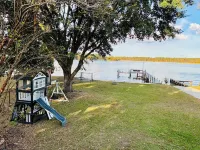 Family friendly lakefront home with private boat ramp and dock
