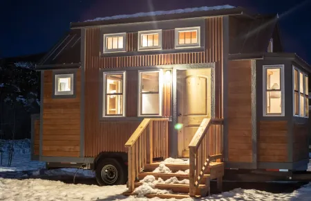 "Try on" Tiny Home Living at Tiny Timbers Resort.