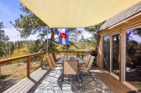 Pikes Peak A-Frame Retreat w/ Hot Tub & stunning mountain views.  Pets welcome!