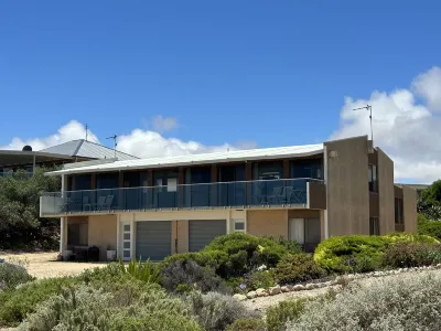 Absolute Beachfront on the cliff with easy stair access to the beach (BYO LINEN) Hotels near Moonta Bay Jetty
