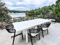 Modern Lakefront Oasis - Private Pool & Salt Water HotTub with Beautiful Sunsets