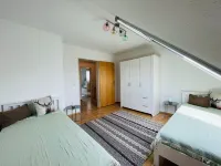 Sunny vacation apartment with balcony near Augsburg
