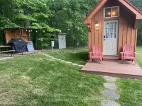 Private Tiny Cabin Full Bath Queen Bed 5 Star Clean! by Patoka Lake Hotels in Orange County