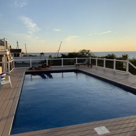 New Construction 2021 beachfront with amazing sunsets and pool