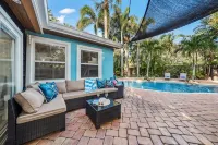4/4 Home w/ Pool & Hot Tub – Steps from the Beach!
