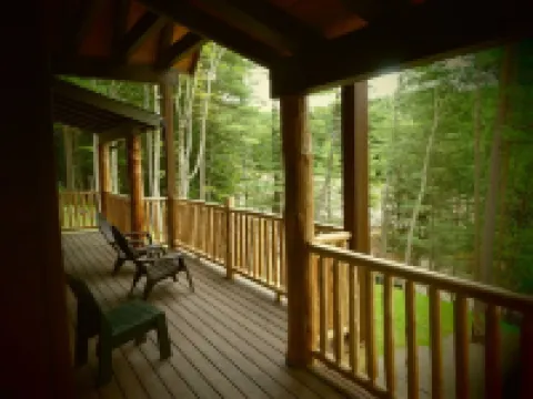 Adirondack River Lodge/ Spectacular Waterfalls/ Natural swimming pools.