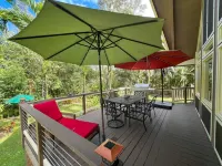 Tropical, Hawaiian-style A-frame Home