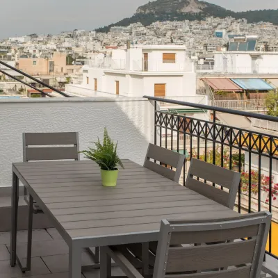 Olympus Residence โรงแรมใกล้มูลนิธิส่งเสริมการวิจัยแห่งชาติสาธารณรัฐเฮลเลนิก