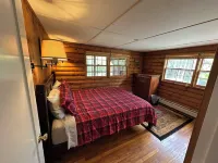 Cozy Modern 4 Bedroom Log Cabin on 45 Secluded Acres in the Berkshires