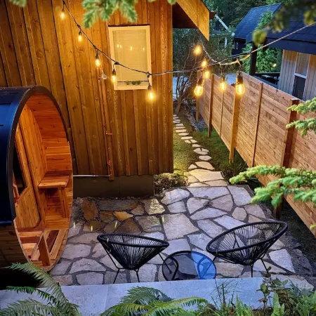A wave from it all! Enjoy our newly renovated cabin to relax and unwind.