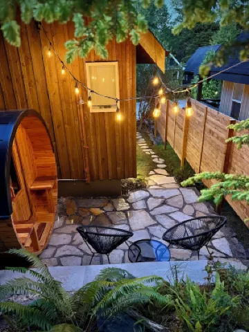 A wave from it all! Enjoy our newly renovated cabin to relax and unwind.