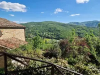 Peaceful rustic house with stunning views, garden and pergola.