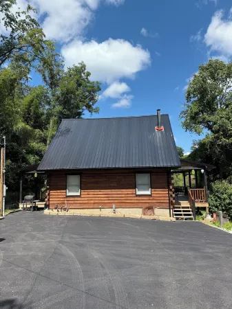 Rosie's Cabin is an authentic log cabin located just 10 minutes from Charleston.