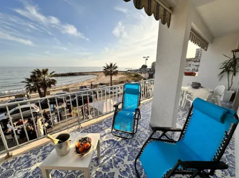 The terrace by the sea