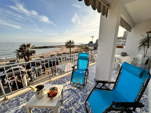 The terrace by the sea