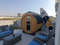 Unic 4 bedrooms beach villa Big private pool Juccuzy Barrel saunaSea view Bahçalar otelleri